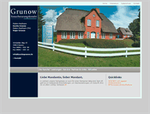 Tablet Screenshot of kanzleigrunow.de